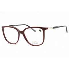 Lacoste Women's Eyeglasses - Burgundy Cat Eye Plastic Full Rim Frame | L2892 601