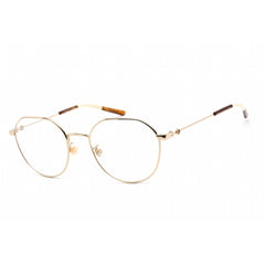 Gucci Unisex Eyeglasses - Shiny Gold Metal Oval Full Rim Frame | GG0684O 001