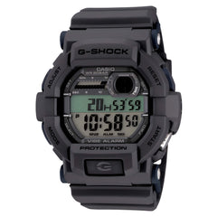 Casio Men's Digital Watch - G-Shock Vibration Alarm Grey Dial Resin Band | GD350-8