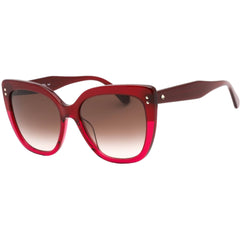 Kate Spade Women's Sunglasses - Burgundy Cat Eye Plastic Frame | KIYANNA/S 0LHF HA