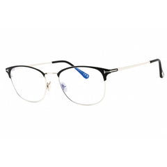 Tom Ford Men's Eyeglasses - Matte Black Metal Cat Eye Full Rim Frame | FT5750-B 002