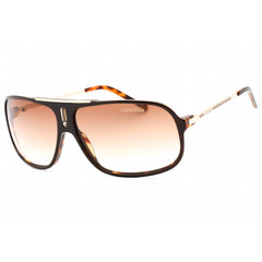 Carrera Unisex Sunglasses - Brown Havana Gold Plastic Full Rim Frame | Cool/S 0CSV ID