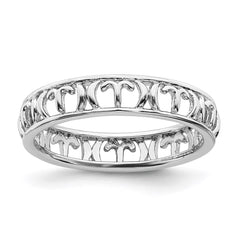 Sterling Silver Stackable Expressions Aries Zodiac Ring | QSK2012