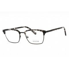 Guess Men's Eyeglasses - Grey/Other Metal Full Rim Rectangular Frame | GU50062 020