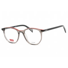Levi's Unisex Eyeglasses - Grey Plastic Cat Eye Full Rim Frame | LV 1002 0KB7 00