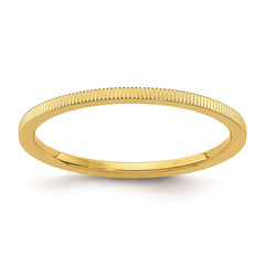 10K Gold 1.2mm Lind Pattern Stackable Band  | 1STK21-120Y