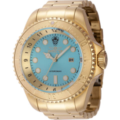 Invicta Men's Watch - Hydromax Quartz Turquoise Dial Yellow Gold Bracelet | 37594