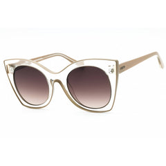 Guess Women's Sunglasses - Crystal/Other Plastic Cat Eye Frame Brown Lens | GU7525 27F