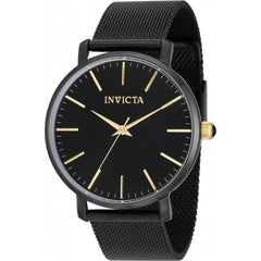 Invicta Women's Watch - Angel Quartz Black Stainless Steel Mesh Bracelet | 39371