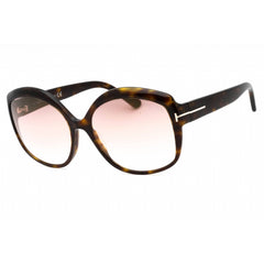 Tom Ford Women's Sunglasses - Dark Havana Plastic Cat Eye Full Rim Frame | FT0919 52F
