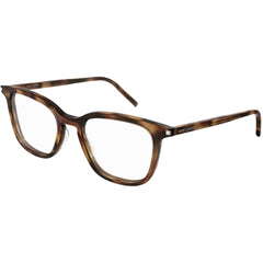 Saint Laurent Men's Eyeglasses - Havana Acetate Square Frame Demo Lens | SL479 002