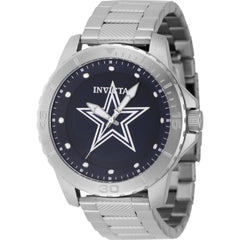 Invicta Men's Watch - NFL Dallas Cowboys Quartz Blue Dial Silver Tone Bracelet | 48083