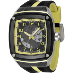 Invicta Men's Watch - Invicta Racing Gunmetal and Yellow Dial Silicone Strap | 48070