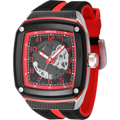 Invicta Men's Watch - Invicta Racing Gunmetal and Red Dial Silicone Strap | 48071