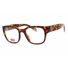 Levi's Unisex Eyeglasses - Havana Plastic Full Rim Square Frame | LV 1047 0086 00