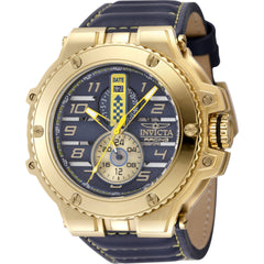 Invicta Men's Watch - Invicta Racing Downforce Yellow Gold Case Blue Strap | 47379