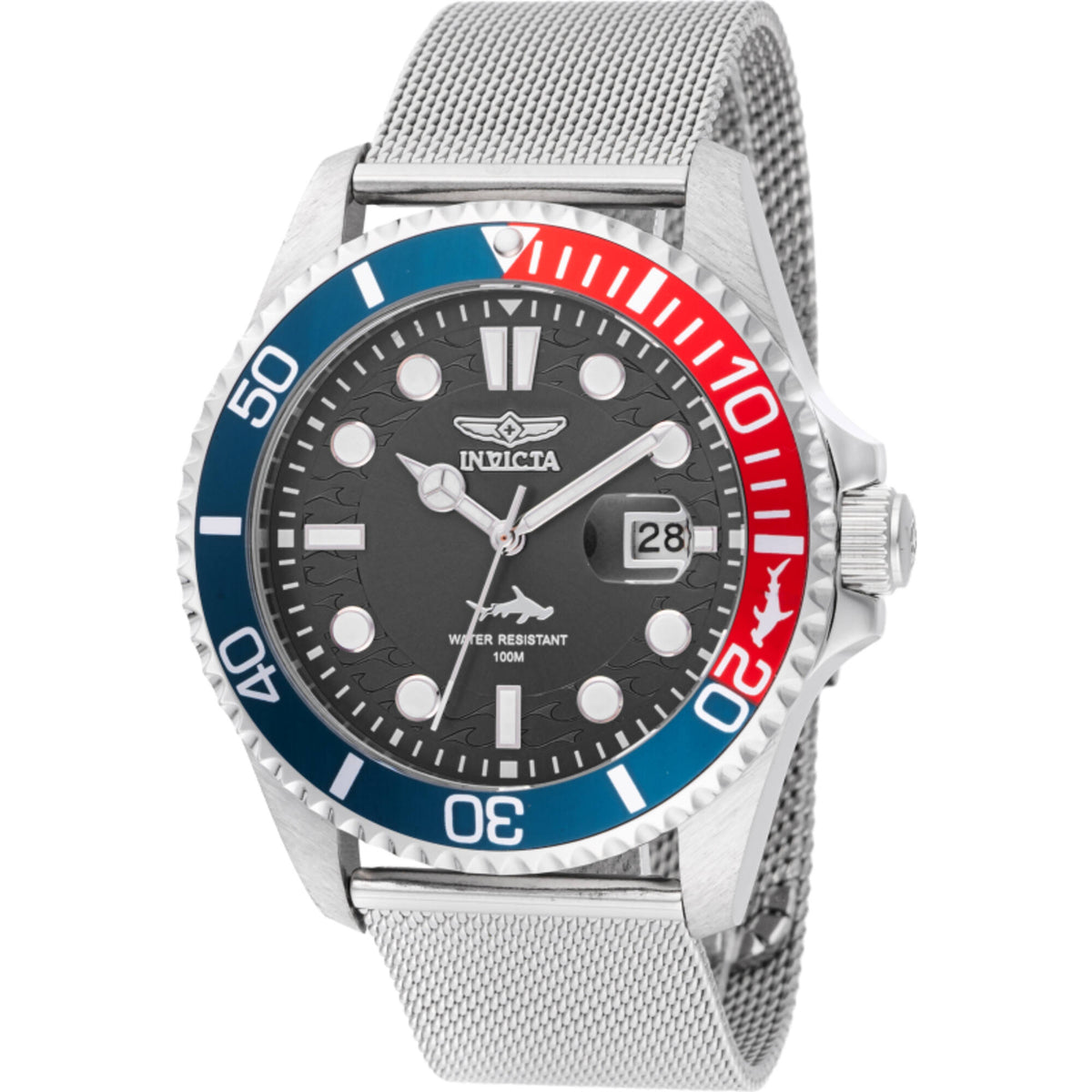 Invicta Silver Watch with Blue Accents Invicta Men main image 4