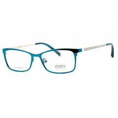 Jones New York Women's Eyeglasses - Teal Metal Cat Eye Full Rim Frame | J494 0TEA
