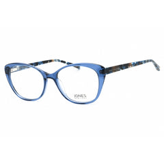 Jones New York Women's Eyeglasses - Blue Acetate Cat Eye Full Rim Frame | J774 0BLE