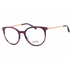 Jones New York Women's Eyeglasses - Purple Acetate Round Full Rim Frame | VJON784 0PUR