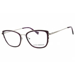 Lucky Brand Women's Eyeglasses - Purple Metal Cat Eye Shape Full Rim Frame | D116 0PUR