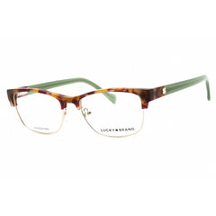 Lucky Brand Women's Eyeglasses - Tortoise/Green Cat Eye Full Rim Frame | D228 0TOG