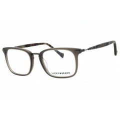 Lucky Brand Men's Eyeglasses - Matte Grey Acetate Square Full Rim Frame | D414 0MGR
