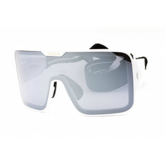 Carrera Unisex Sunglasses - White Plastic Frame Silver Lens | FLAGLAB 15 0VK6 T4