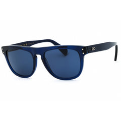 Salvatore Ferragamo Men's Sunglasses - Transparent Blue Browline Frame | SF1111S 432