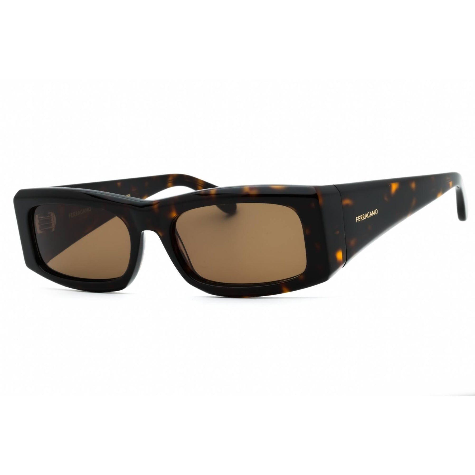 SALVATORE FERRAGAMO DARK TORTOISE SUNGLASSES Ferragamo Men main image 2