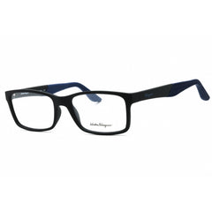 Salvatore Ferragamo Men's Eyeglasses - Matte Black Rectangular Frame | SF2908 002