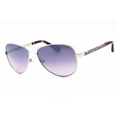 Guess By Marciano Women's Sunglasses - Shiny Dark Nickeltin Metal Frame | GM0754 06Z