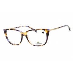 Lacoste Women's Eyeglasses - Havana Purple Acetate Cat Eye Full Rim Frame | L2939 219