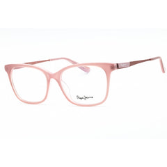 Pepe Jeans Women's Eyeglasses - Pink Plastic Cat Eye Shape Full Rim Frame | PJ3361 C2