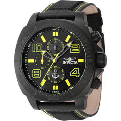 Invicta Men's Watch - Ocean Voyage Quartz Chronograph Black Nylon Strap | 46287