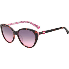 Kate Spade Women's Sunglasses - Pink Havana Full Rim Cat Eye | VISALIA/G/S-0HT8/FF
