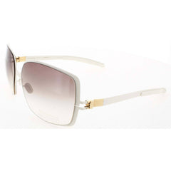 Mykita Unisex Sunglasses - Off White Full Rim Frame | NO1-FLASH-PENELOPE-OFF-WHITE