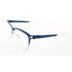 Mykita Unisex Eyeglasses - Rectangular Half Rim Frame | NO1-ARETHA-HORIZON-BLUE 176