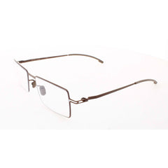 Mykita Unisex Eyeglasses - Brown Full Rim Rectangular Frame | LITE-BOOSSE-BROWN 005