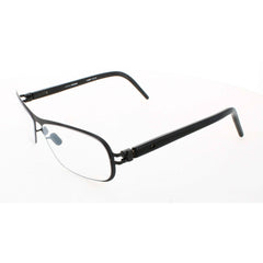 Mykita Unisex Eyeglasses - Black Oval Metal Full Rim Frame | CONCORD-CAREY-BLACK 060