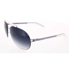 Mykita Unisex Sunglasses - Lilac Full Rim Metal Frame Blue Lens | COLLAB-BOB-LILAC