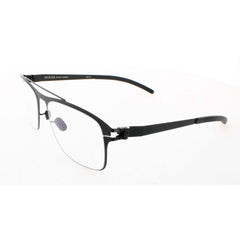 Mykita Unisex Eyeglasses - Jet Black Full Rim Metal Frame | DECADES-CORRADO-JET-BLACK