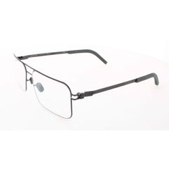 Mykita Unisex Eyeglasses - Rectangular Metal Frame | DOGMA-1-DOGMA-1.2-GRAPHITE 012
