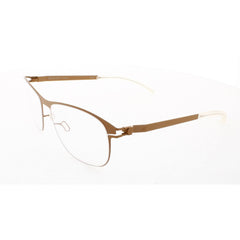 Mykita Unisex Eyeglasses - Ochre Metal Square Full Rim Frame | NO1-FELINA-OCHRE 136