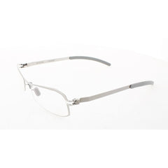 Mykita Unisex Eyeglasses - Silver Metal Cat Eye Full Rim Frame | NO1-GESINE-SILVER 001