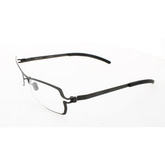 Mykita Unisex Eyeglasses - Black Rectangular Full Rim Frame | NO1-JEANNE-BLACK 002