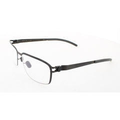Mykita Unisex Eyeglasses - Graphite Metal Rectangular Frame | NO1-JONAS-GRAPHITE 012