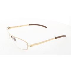 Mykita Unisex Eyeglasses - Gold Metal Rectangular Full Rim Frame | NO1-JULIA-GOLD 003