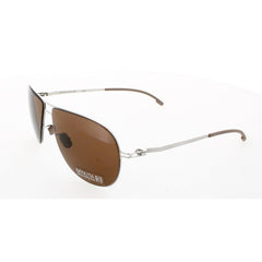 Mykita Unisex Sunglasses - Shiny Silver Metal Frame | LITE SUN-MALIN-SHINNY SILVER 051