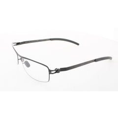 Mykita Unisex Eyeglasses - Graphite Metal Rectangular Frame | NO1-MARA-GRAPHITE 012